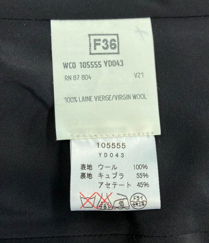 YVES SAINT LAURENT ノーカラージャケット レディース SIZE 36 (S) イヴ・サンローラン