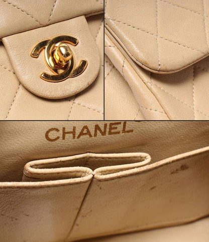 CHANEL チェーンショルダーバッグ ラムスキン ゴールド金具 斜め掛け ミニマトラッセ レディース シャネル