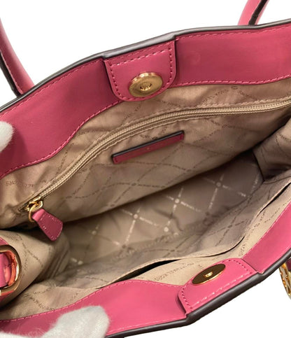 美品 MICHAEL KORS 2WAY ハンドバッグ トートバッグ ショルダーバッグ 斜め掛け MERCER レディース マイケルコース