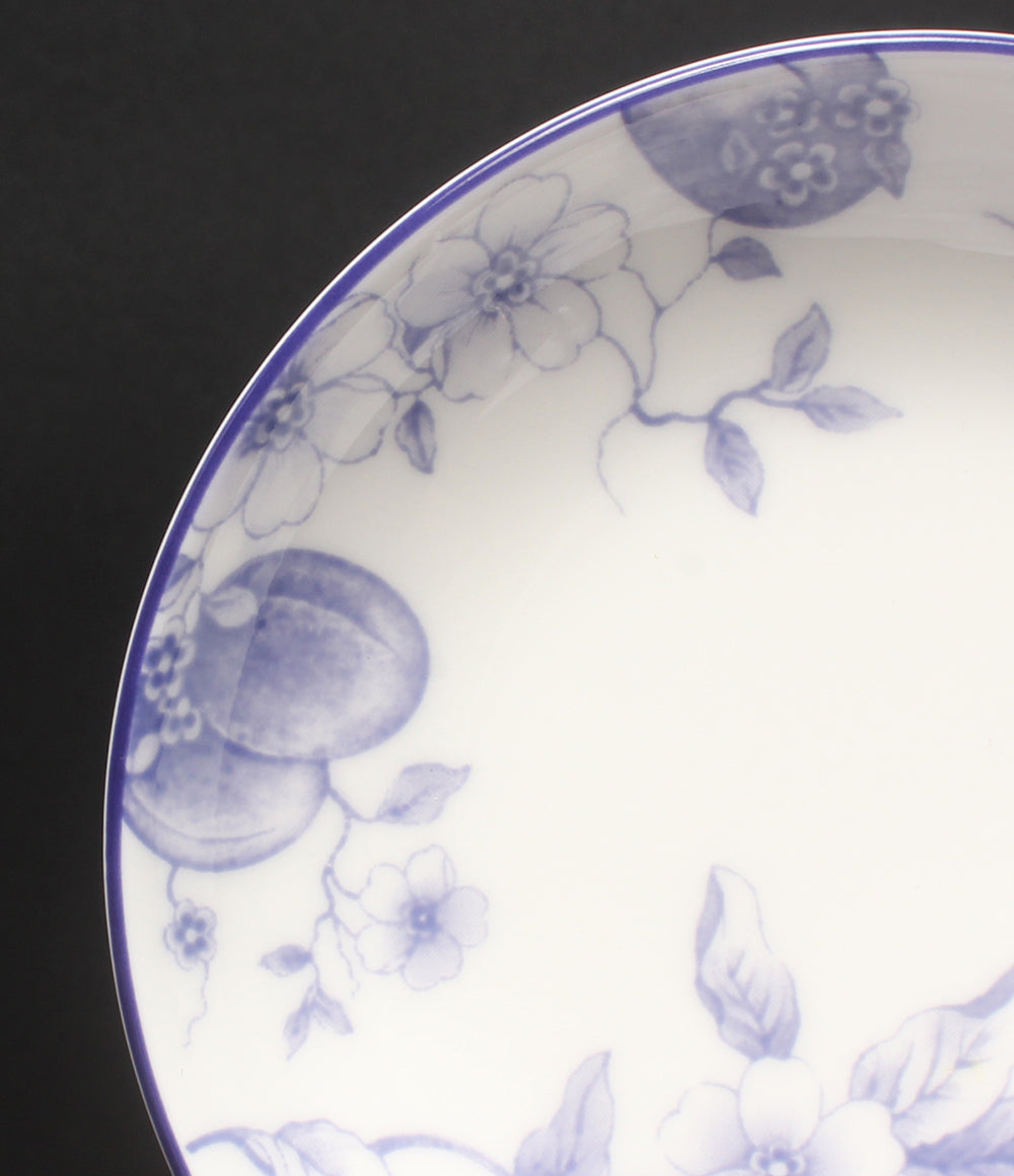 美品 WEDGWOOD ジャパニーズティーカップ 茶托 ティーポット 小皿 豆皿 ミニプレート 5点セット ブループラム ウェッジウッド