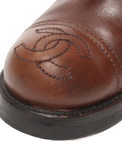 シャネル エンジニアブーツ ショートブーツ レディース SIZE 36 1/2 (M) CHANEL