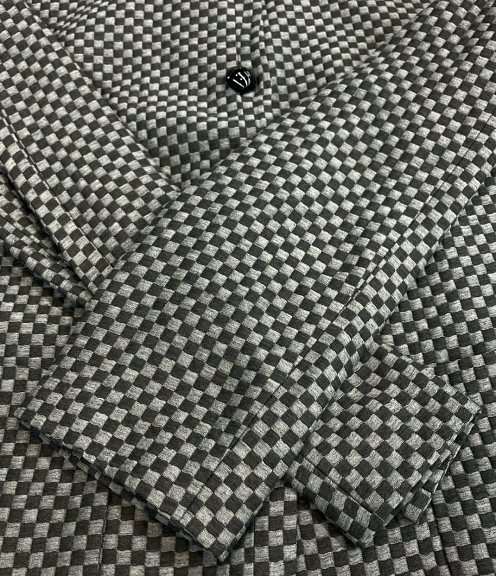 美品 GIORGIO ARMANI ノーカラージャケット MAG91T MA401 レディース SIZE 44 (L) ジョルジオアルマーニ