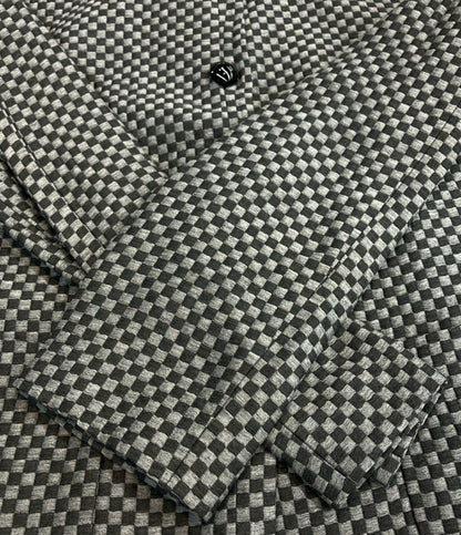 美品 GIORGIO ARMANI ノーカラージャケット MAG91T MA401 レディース SIZE 44 (L) ジョルジオアルマーニ