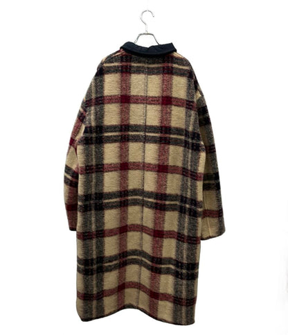 ISABEL MARANT ウールコート 22AW KINSTON チェック柄 リバーシブル MA1271-22A011H レディース SIZE 48 (5L) イザベル マラン エトワール