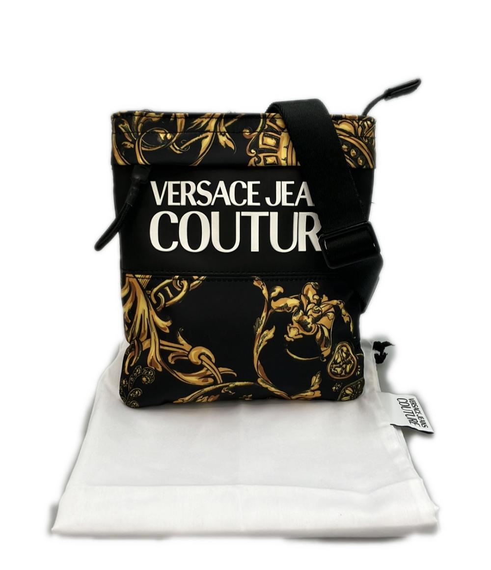 ☆VERSACE ロック付き ショルダーバッグ ヴェルサーチェ☆メドゥーサキルティングレザーショルダーバッグ
