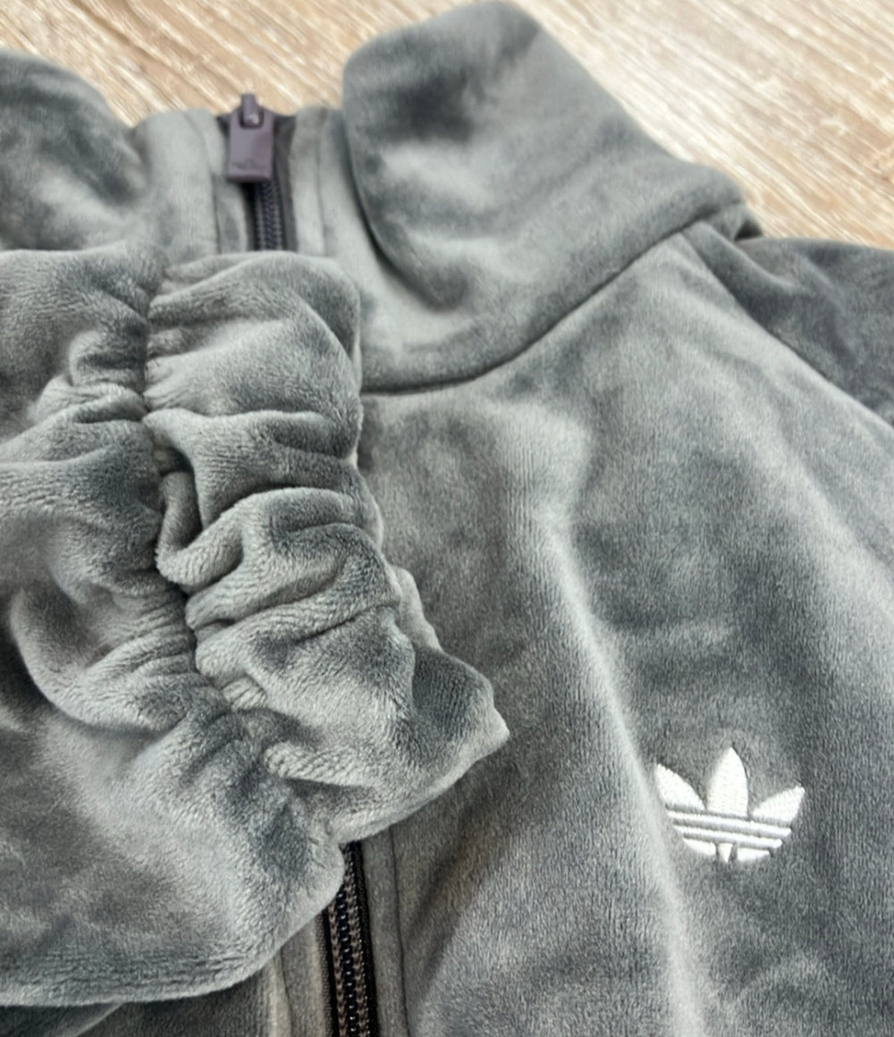 adidas トラックジャケット ベルベット サイドライン レディース SIZE M アディダス