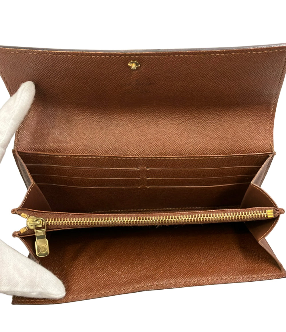 訳あり LOUIS VUITTON 長財布 ポルトフォイユ サラ モノグラム M61734 レディース メンズ ルイ・ヴィトン