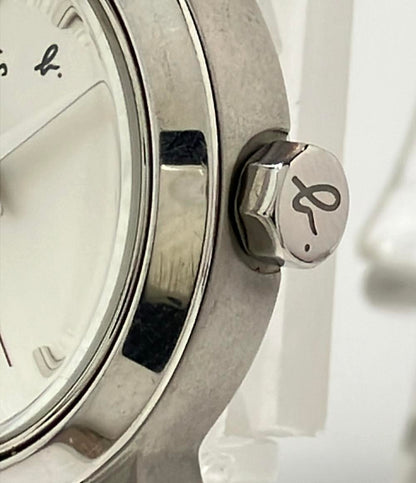 agnes b. 腕時計 クオーツ シルバー 7N82-0CS0 レディース アニエスベー