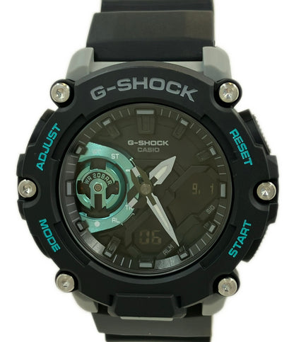 美品 CASIOさ 腕時計 G-SHOCK クオーツ ブラック GA-2200M メンズ カシオ