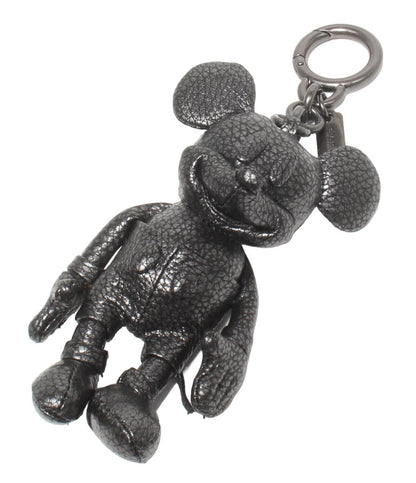 美品 COACH Disney チャーム キーリング キーホルダー ミッキーマウス レザー レディース コーチ ディズニー