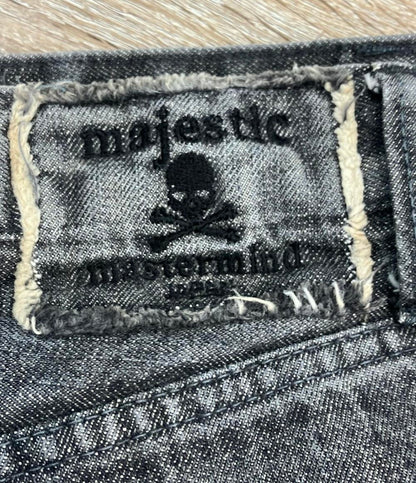 mastermind JAPAN デニムパンツ ダメージ加工 クラッシュ MT-PA01-00-D メンズ SIZE M マスターマインドジャパン