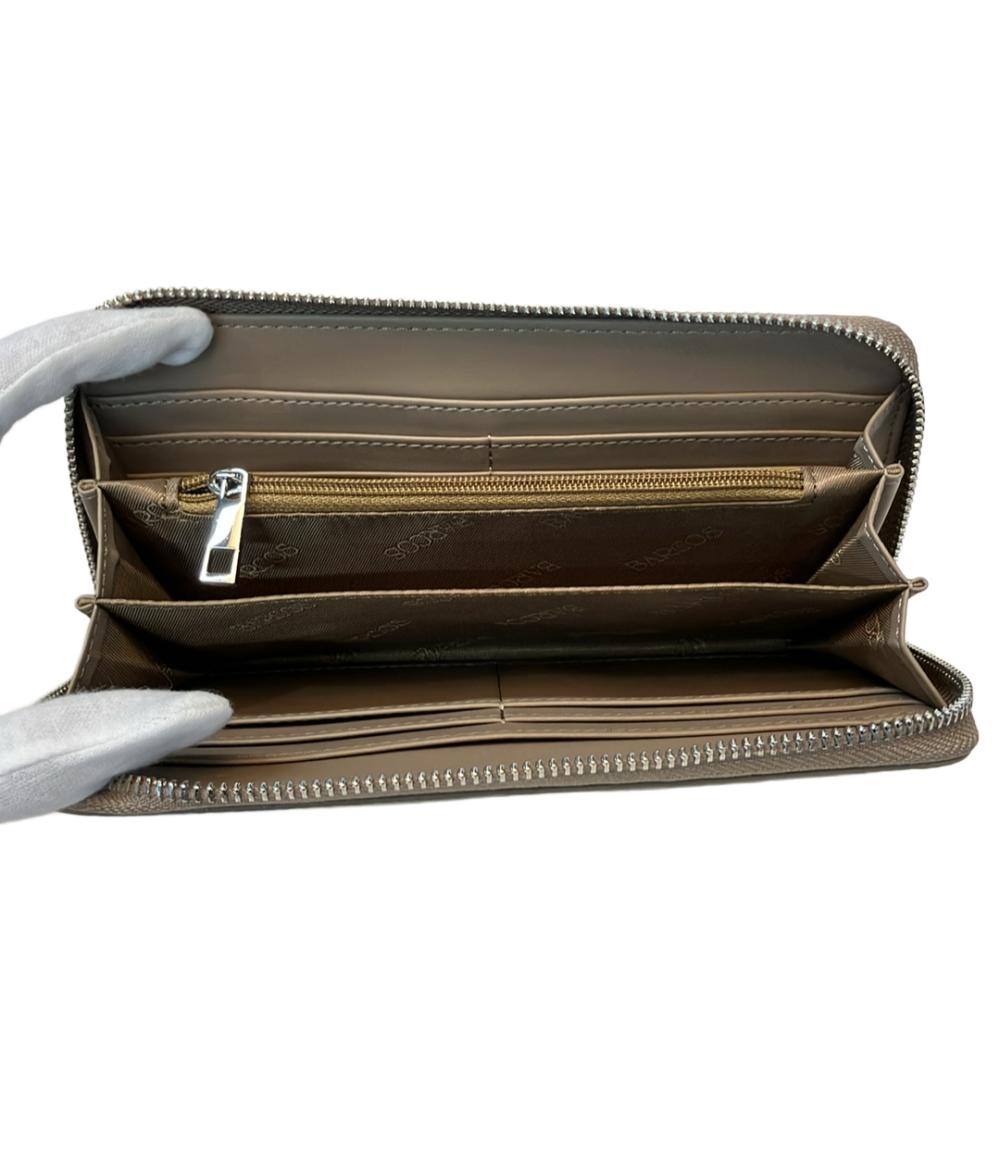 美品 バルコス ラウンドファスナー長財布 レディース BARCOS