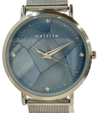 フィールドワーク 腕時計 nattito クオーツ ブルー GY002 レディース Field work