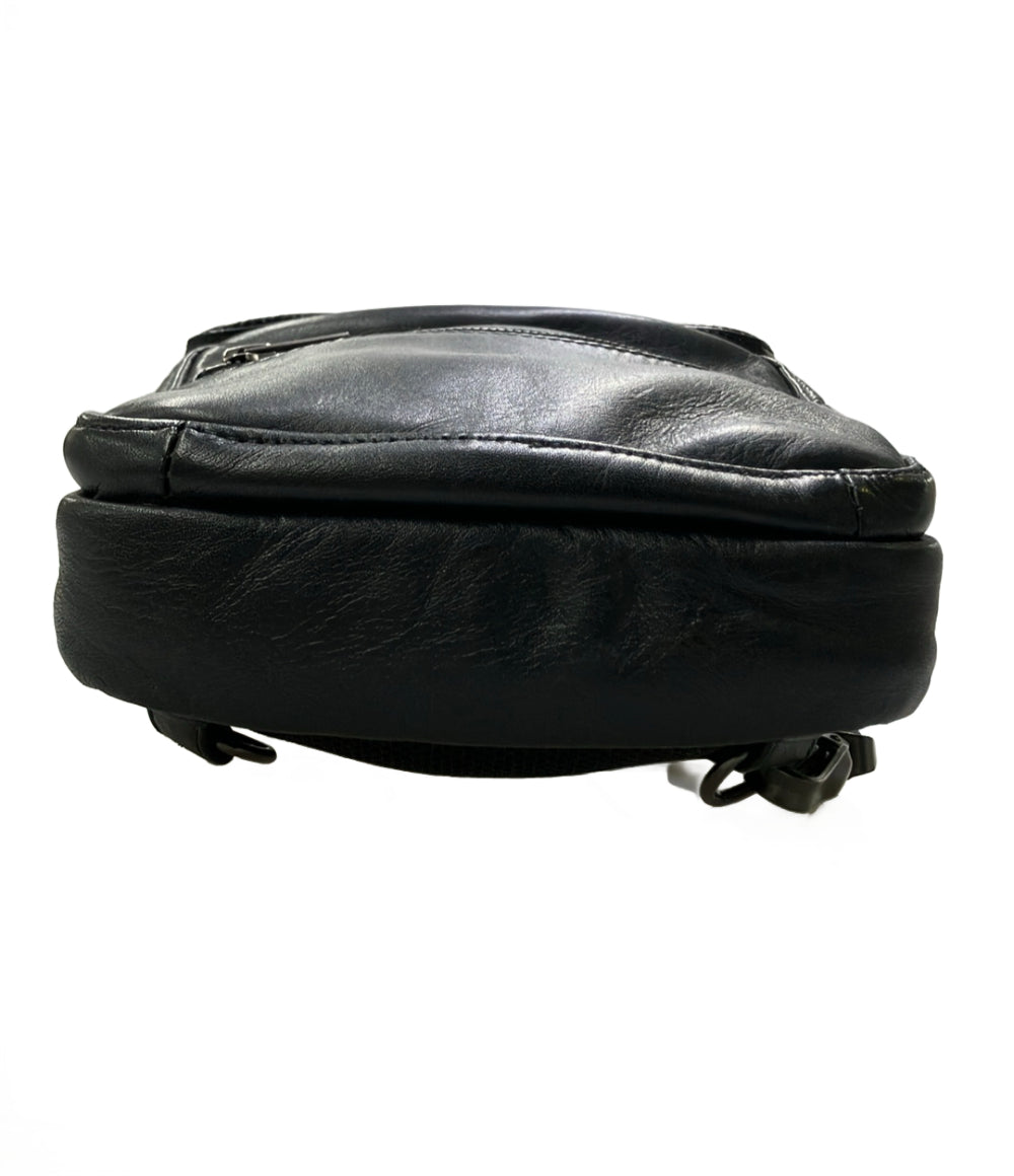 LUGGAGE LABEL ボディバッグ ワンショルダーバッグ レザー メンズ ラゲッジレーベル