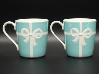 美品 TIFFANY&Co. マグカップ 2点セット ペア ブルーボックス ティファニー