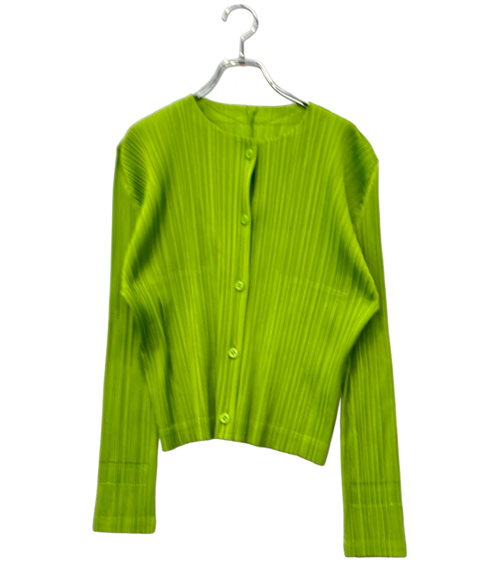 PLEATS PLEASE 長袖ｶカーディガン MONTHLY COLORS AUGUST PP53JO124 レディース SIZE 5 (L) プリーツプリーズ