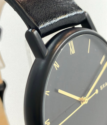 SKAGEN 腕時計 クオーツ ブラック SKW6489 メンズ スカーゲン