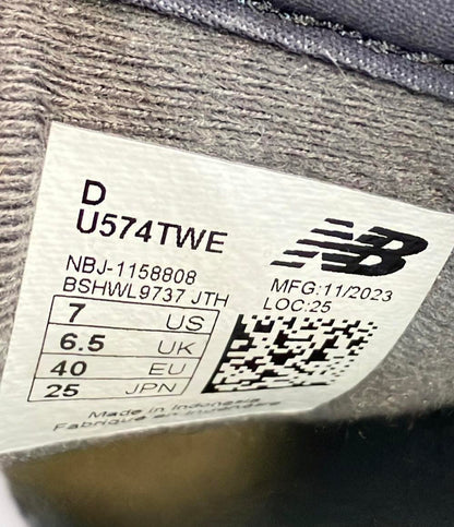 NEW BALANCE ローカットスニーカー U574TWE メンズ SIZE 25.0 (S) ニューバランス