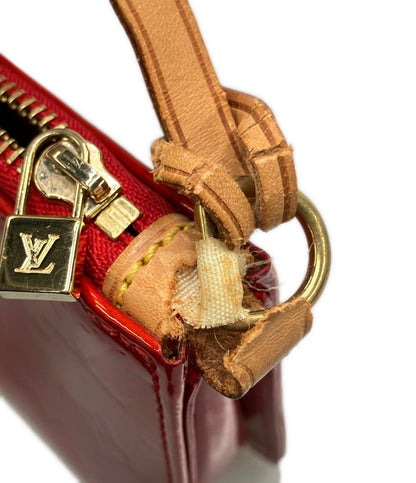 訳あり ルイ・ヴィトン ハンドバッグ アクセサリーポーチ レキシントン ヴェルニ M91132 レディース LOUIS VUITTON