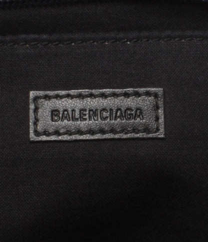 美品 バレンシアガ クラッチバッグ ナイロン ロゴ刺繍 ユニセックス BALENCIAGA