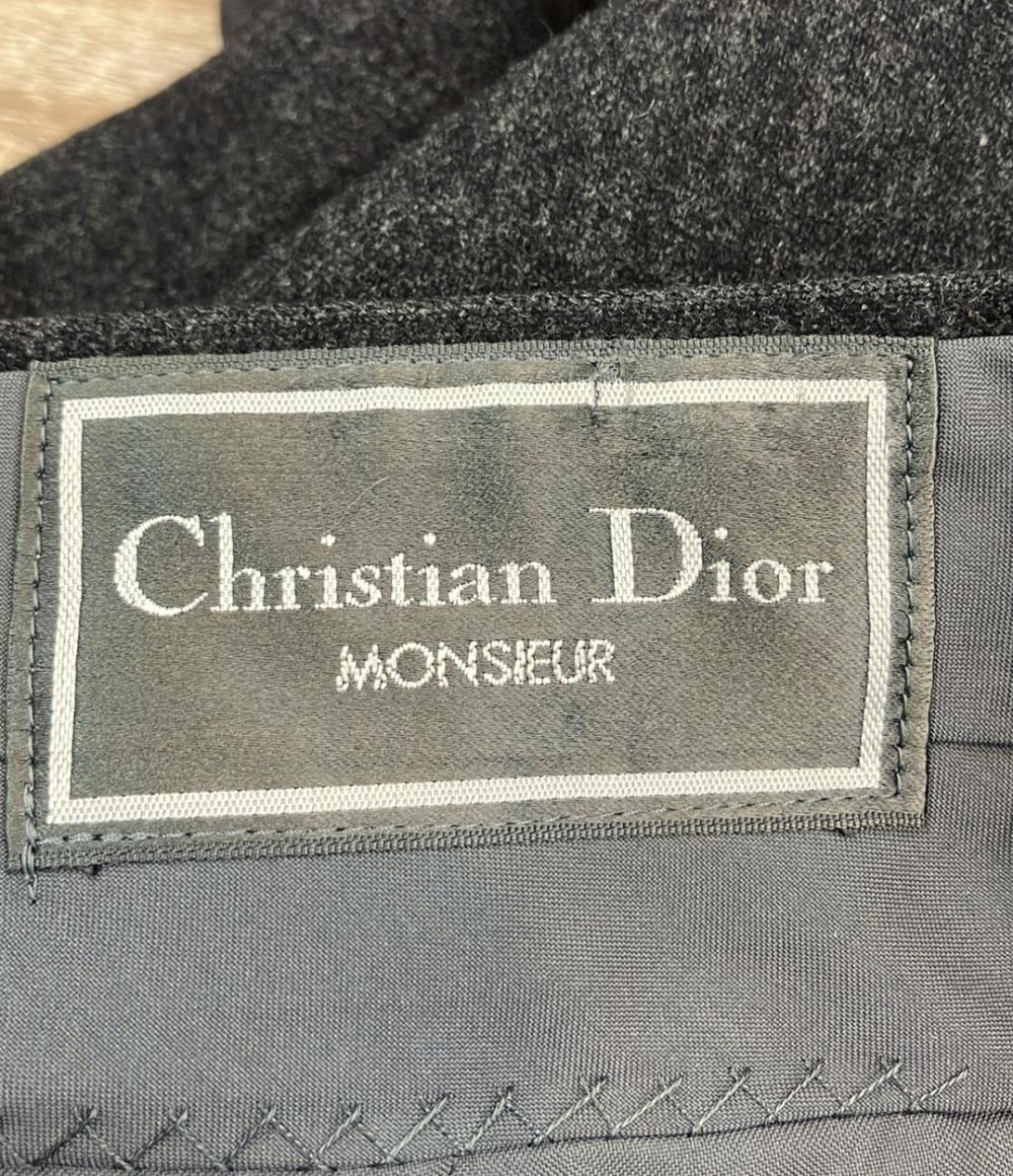 訳あり クリスチャンディオール センタープレス スラックスパンツ メンズ SIZE 86 (L) Christian Dior