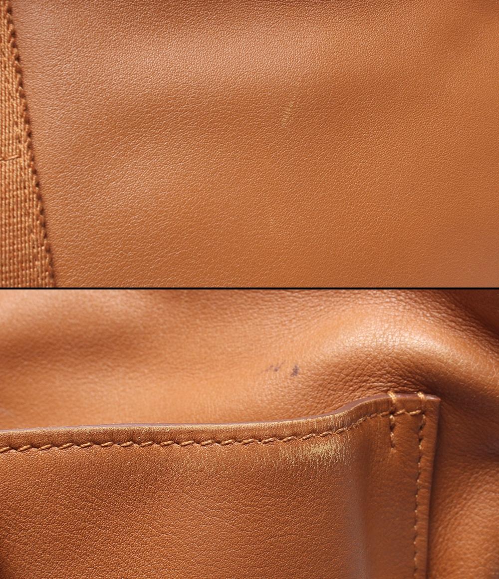 HERMES 2WAYトートバッグ ショルダーバッグ 肩掛け □M刻印 シルバー金具 キャラバンホリゾンタルMM レディース エルメス