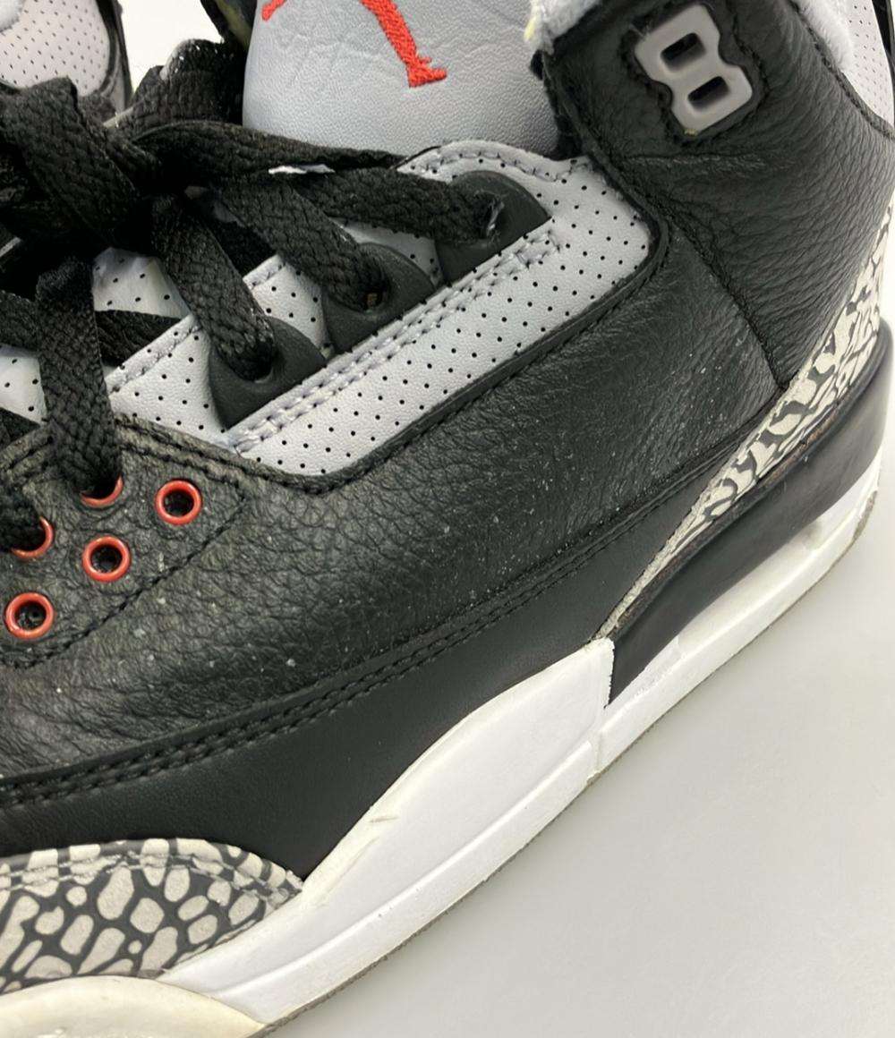 NIKE ミドルカットスニーカー AIR JORDAN 3 RETRO OG 854262-001 メンズ SIZE 28.5 (XL) ナイキ