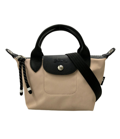 美品 Longchamp 2WAY ハンドバッグ ショルダーバッグ 斜め掛け L1500HSR542 レディース ロンシャン