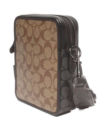 美品 COACH ショルダーバッグ 斜め掛け サリバン シグネチャー CC090 メンズ コーチ