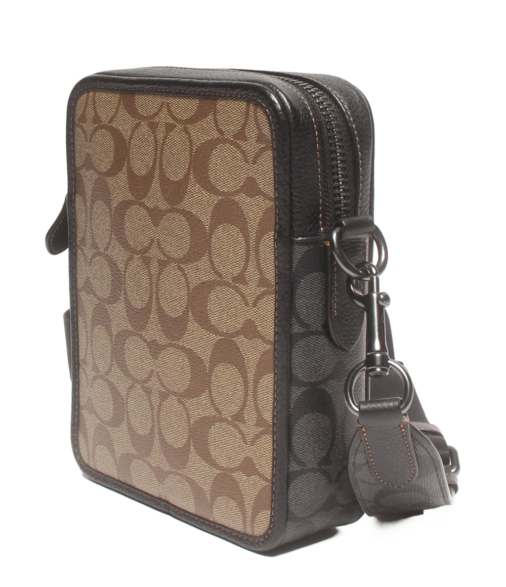 美品 COACH ショルダーバッグ 斜め掛け サリバン シグネチャー CC090 メンズ コーチ