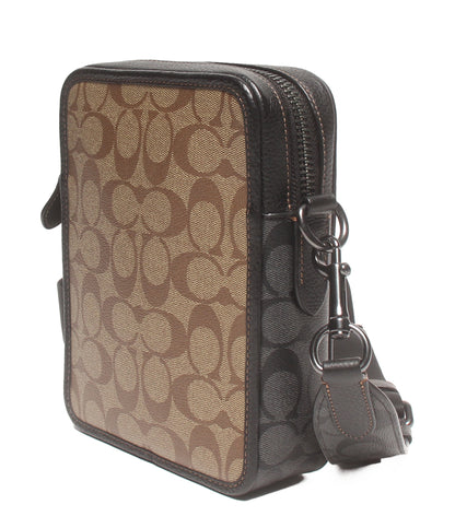 美品 COACH ショルダーバッグ 斜め掛け サリバン シグネチャー CC090 メンズ コーチ