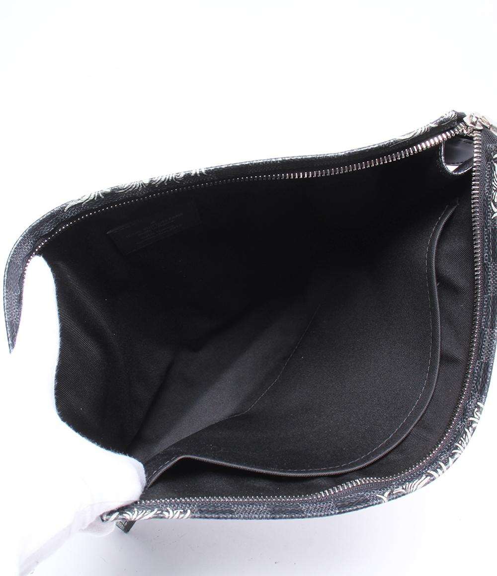 ルイ・ヴィトン クラッチバッグ セカンドバッグ クリストファーネメスコラボ ポシェット ヴォワヤージュ ダミエ グラフィット N61234 メンズ