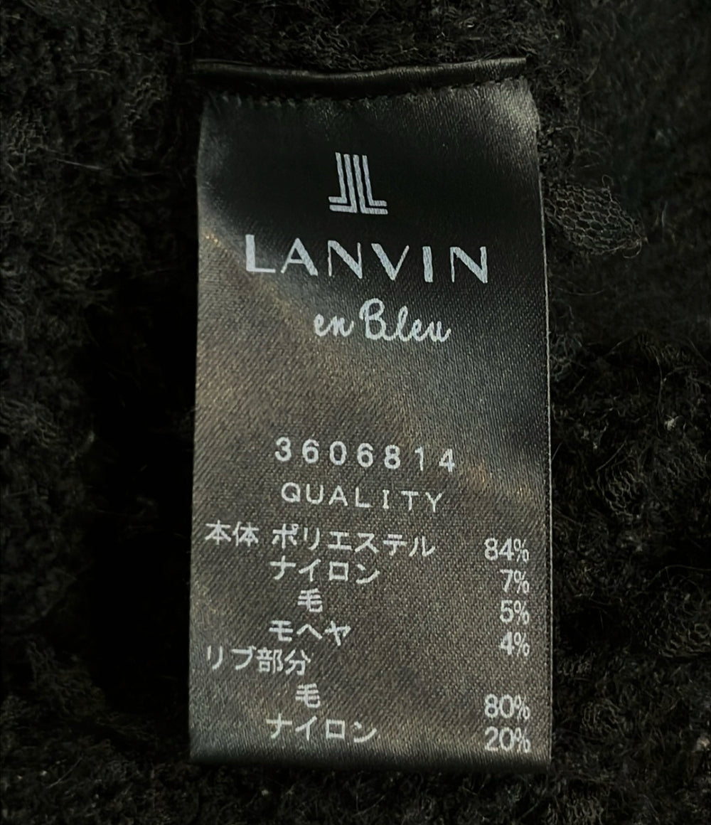 LANVIN en Bleu 長袖 カーディガン リボン レディース SIZE 38 ランバンオンブルー