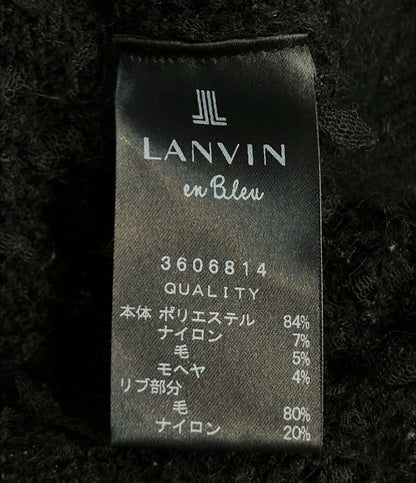 LANVIN en Bleu 長袖 カーディガン リボン レディース SIZE 38 ランバンオンブルー
