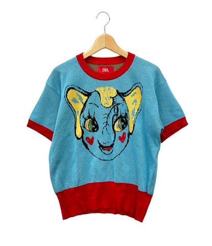 ザラ 半袖エレファントニット メンズ SIZE USA L (L) ZARA