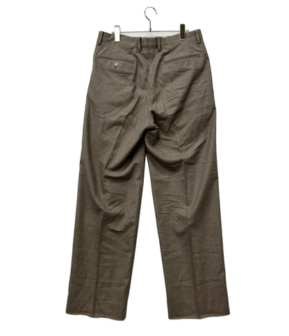 AURALEE スラックスパンツ 25AW ジップアップ SUPER LIGHT WOOL TWO-TUCK SLACKS A25AP020S メンズ SIZE 4 (M-L) オーラリー