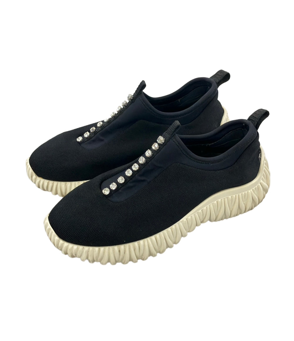 Miu Miu ローカットスニーカー スリッポン ビジュー レディース SIZE 38 (24cm) ミュウ ミュウ