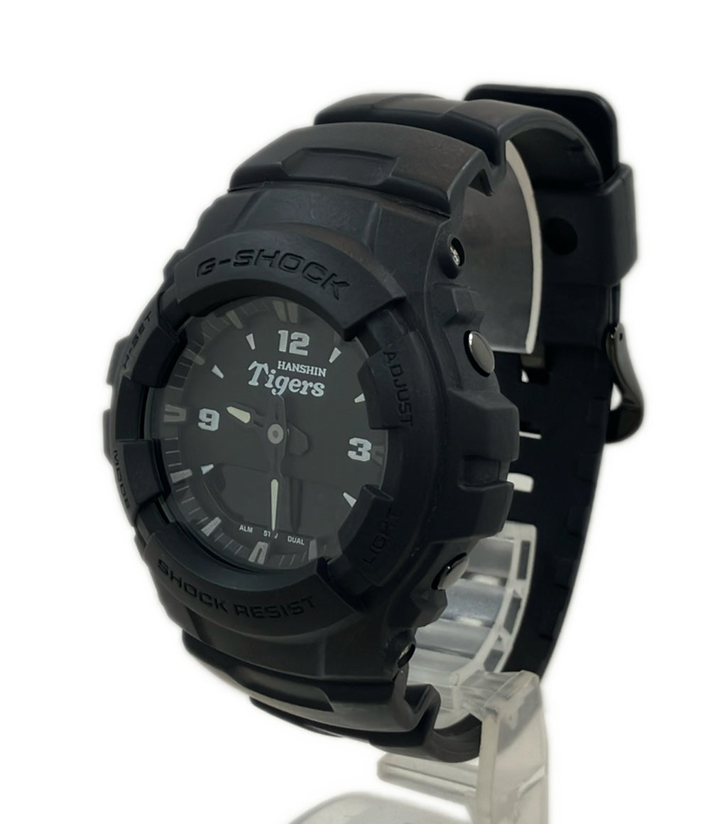 美品 CASIO 腕時計 阪神タイガース85周年 G-SHOCK クオーツ ブラック G-100 レディース メンズ カシオ
