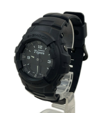 美品 CASIO 腕時計 阪神タイガース85周年 G-SHOCK クオーツ ブラック G-100 レディース メンズ カシオ