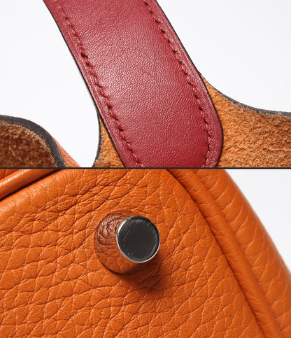 HERMES ハンドバッグ X刻印 シルバー金具 ピコタンロック18 PMタッチ レディース エルメス