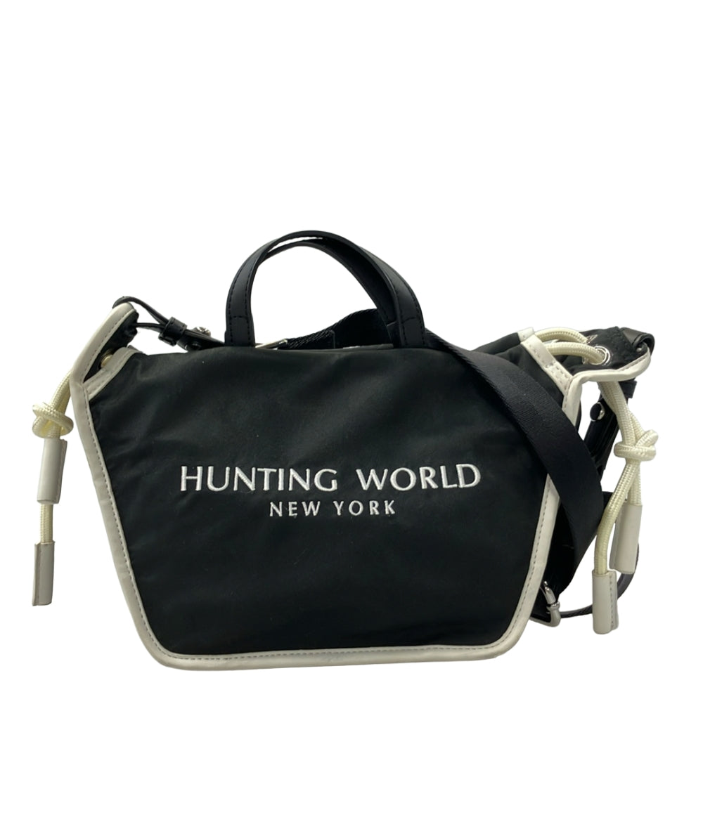 HUNTING WORLD 2WAY ハンドバッグ ショルダーバッグ 斜め掛け 511903