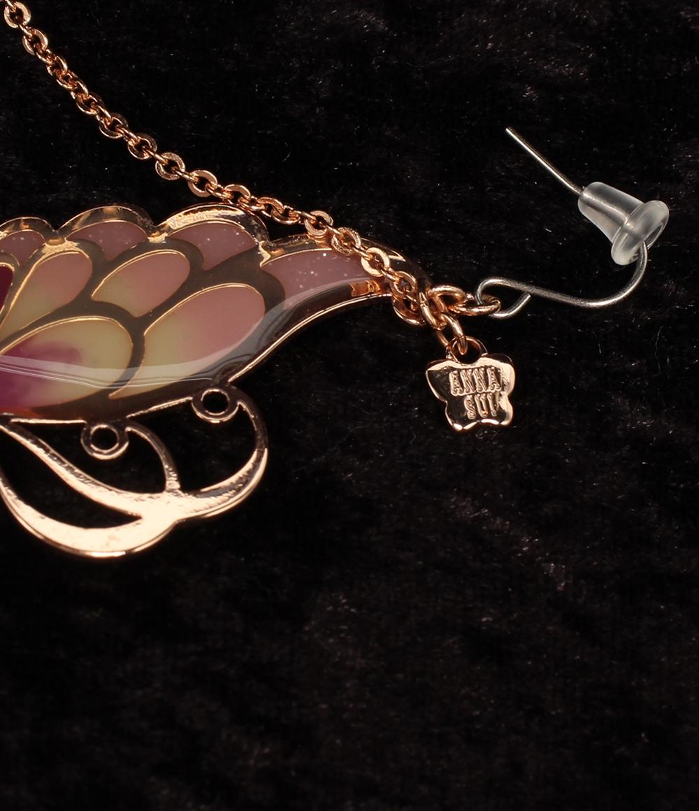 ANNA SUI 羽モチーフ　ピアス 美品 アナスイ ピアス 羽モチーフ レディース ANNA SUI