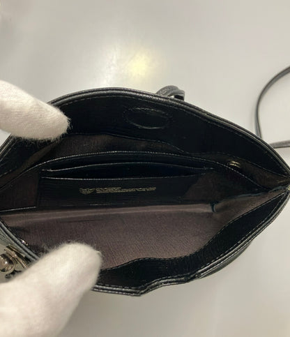 美品 TOFF&LOADSTONE ショルダーバッグ ショルダーポシェット 斜め掛け リザード型押し レザー トフアンドロードストーン