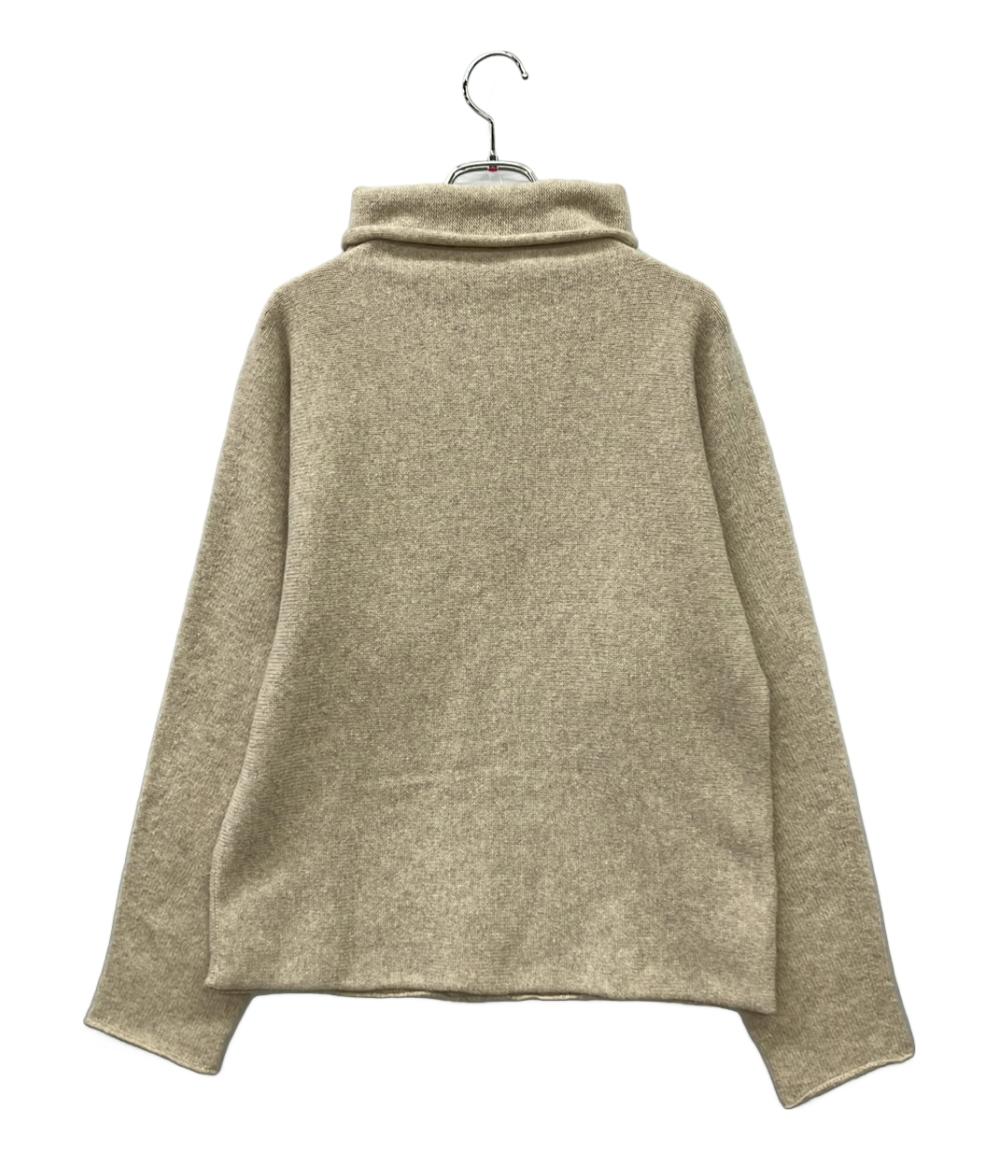 美品 ISSEY MIYAKE 長袖ニット タートルネック IM03KN264 レディース SIZE 2 (M) イッセイミヤケ