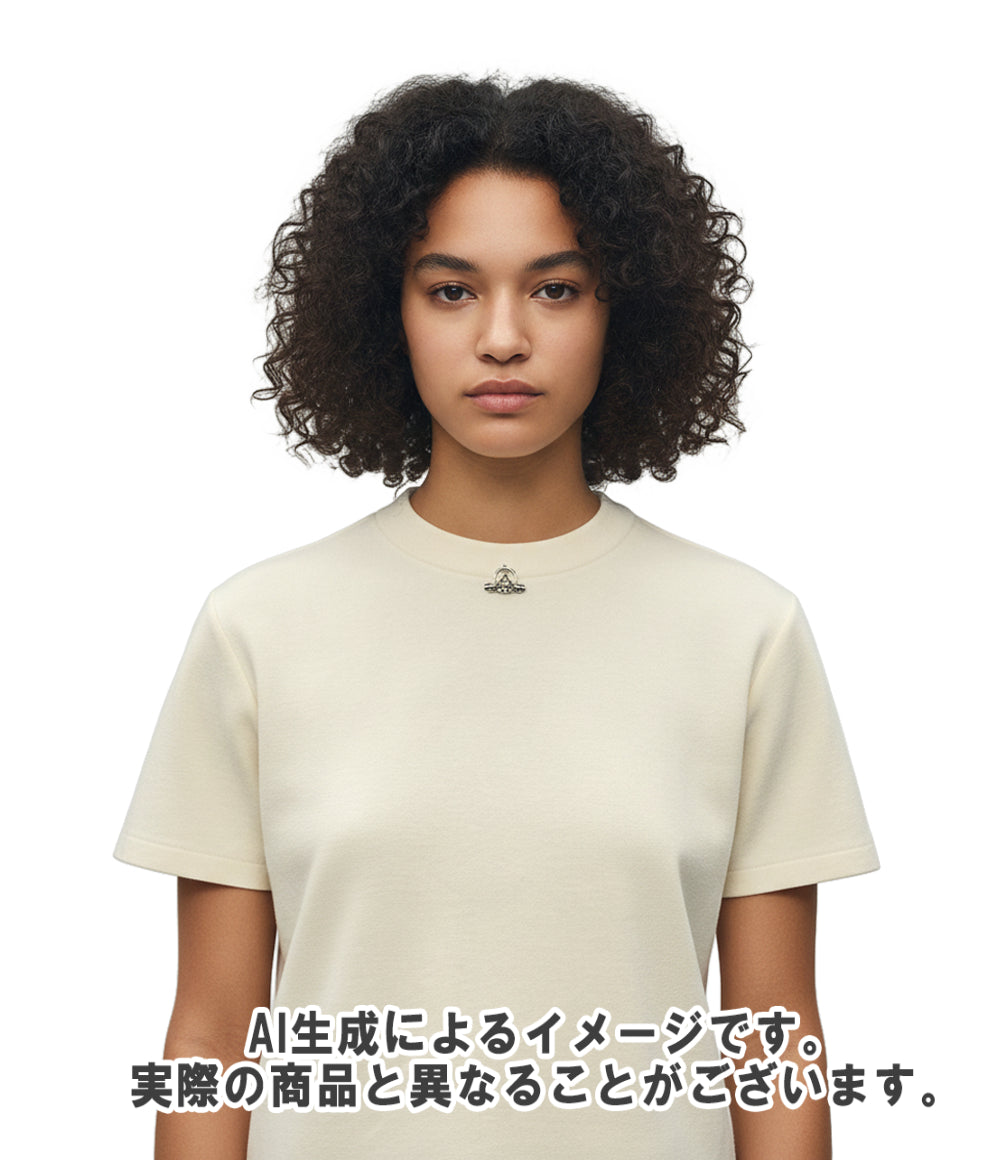 美品 HERMES パルフロワ・リミックスモチーフニット ショートスリーブ 6E2659DX レディース SIZE 40 (S) エルメス