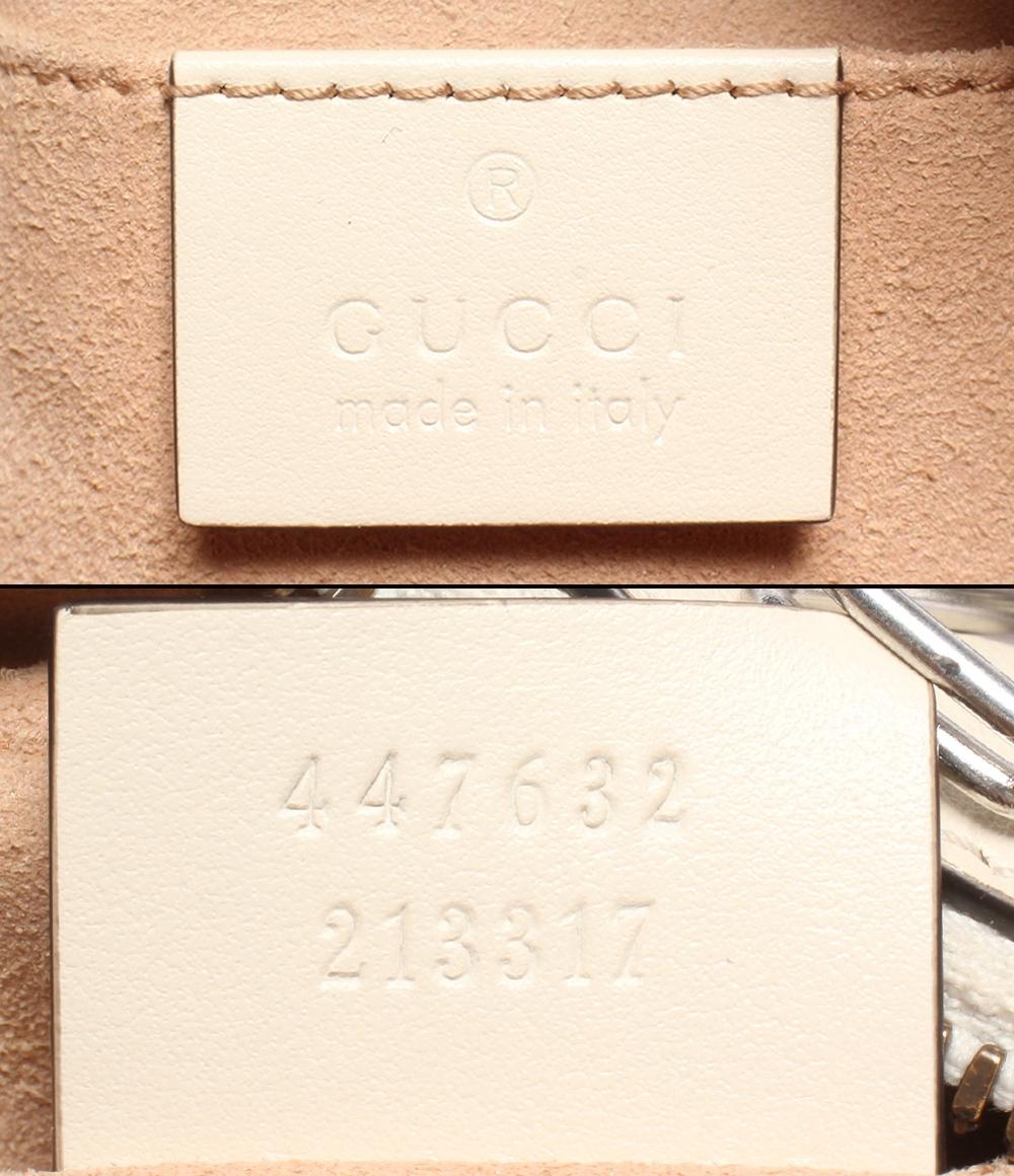 GUCCI ショルダーバッグ 斜め掛け 肩掛け スモール カメラバッグ GGマーモント 447632 213317 レディース グッチ