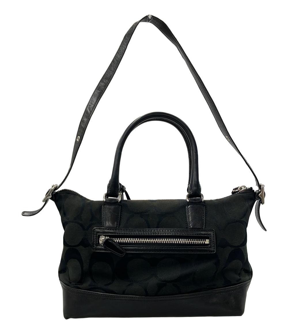 コーチ 2way ハンドバッグ ショルダーバッグ 肩掛け シグネチャー