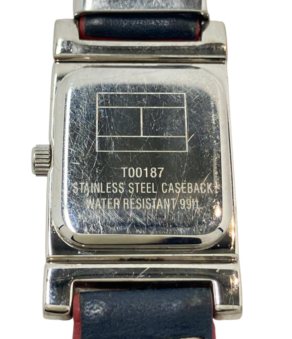 トミーヒルフィガー 腕時計 クオーツ ホワイト T00187 レディース TOMMY HILFIGER