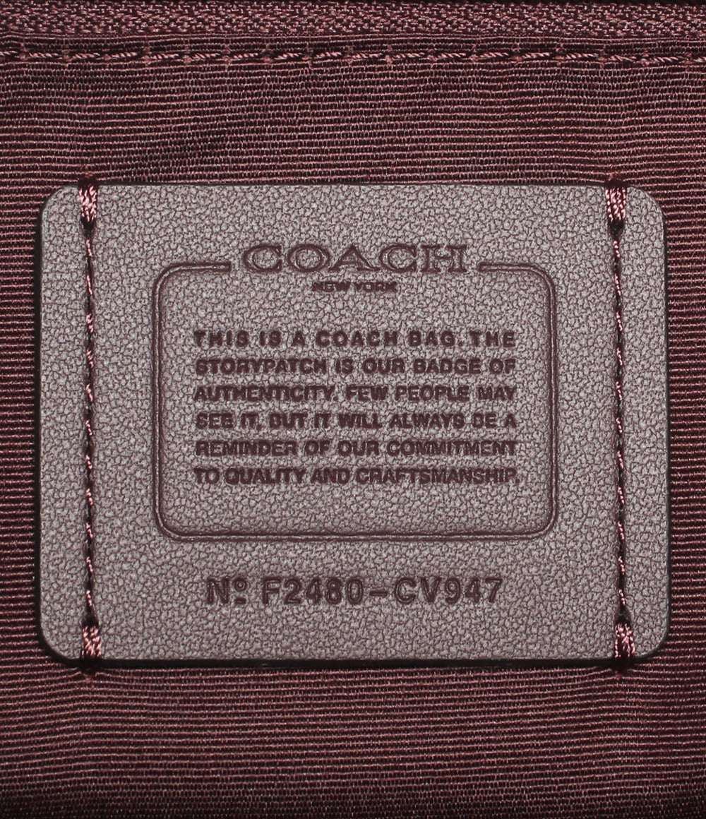 美品 COACH トートバッグ フェイ ドローストリング CV947 レディース コーチ