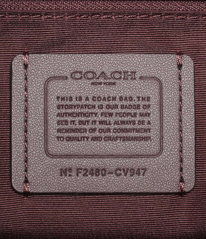 美品 COACH トートバッグ フェイ ドローストリング CV947 レディース コーチ